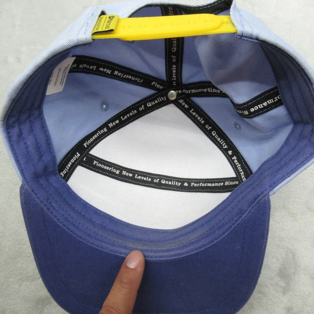 Marmot x Pendleton Cap Hat Unisex One Size Blue Cotton Snap Back Classic 5-Panel
